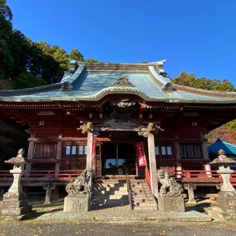 大山不動尊本堂に参拝