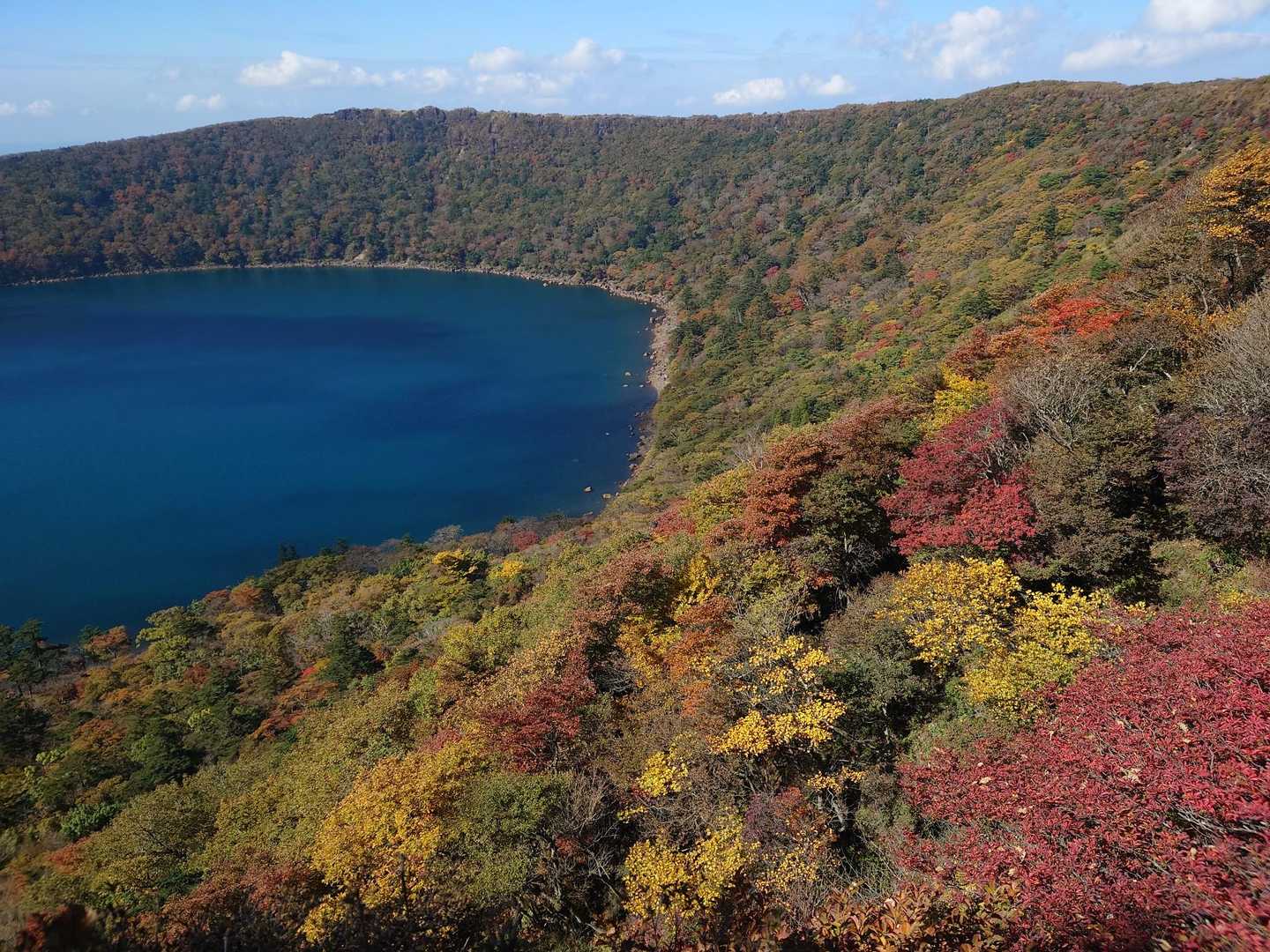 韓国岳登山口-韓国岳-大浪池-つつじヶ丘登山口-つつじヶ丘 周回コースの写真