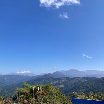 ぼんやりだけど、立山見えたよ^_^