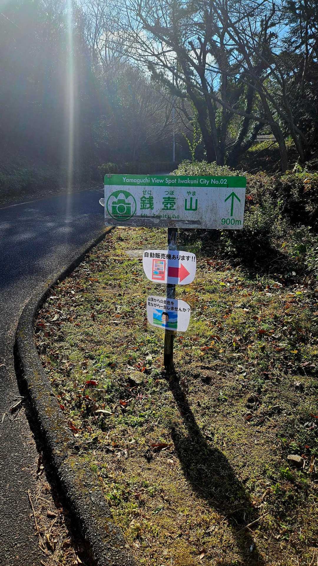 登りは全て車道を歩きました❗😀