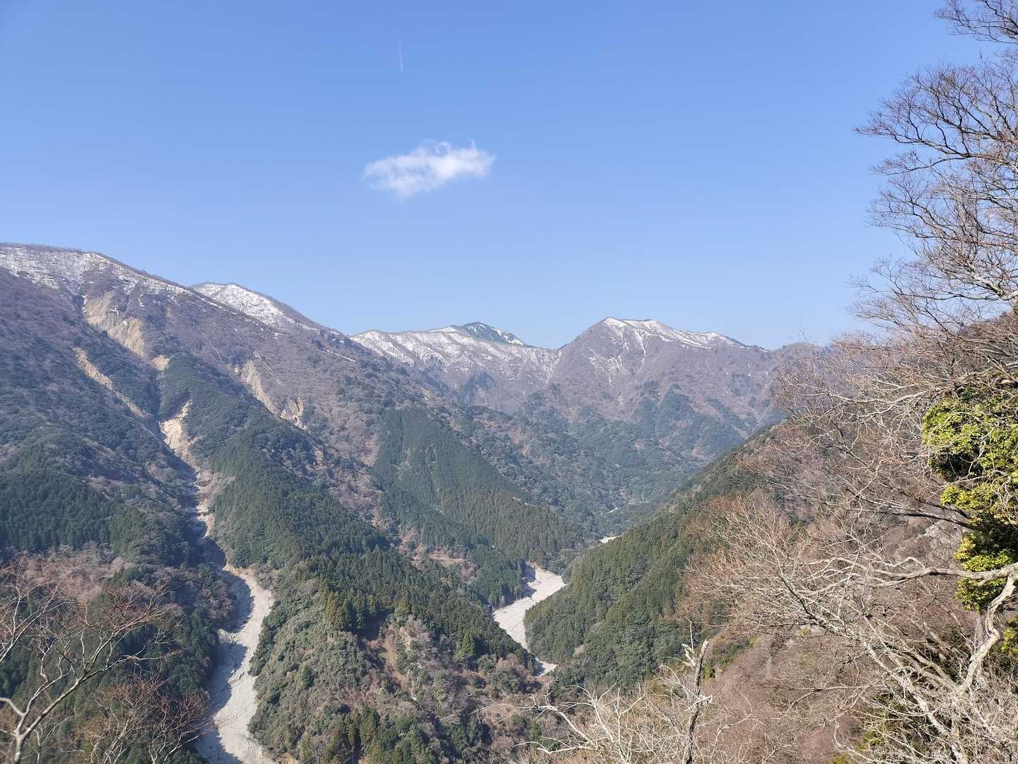 霞んでますが、良い天気です。