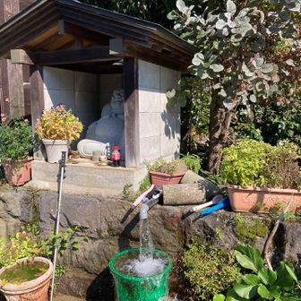 靴を洗う