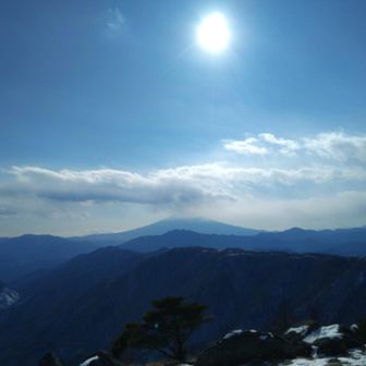 白谷小丸での富士山🗻