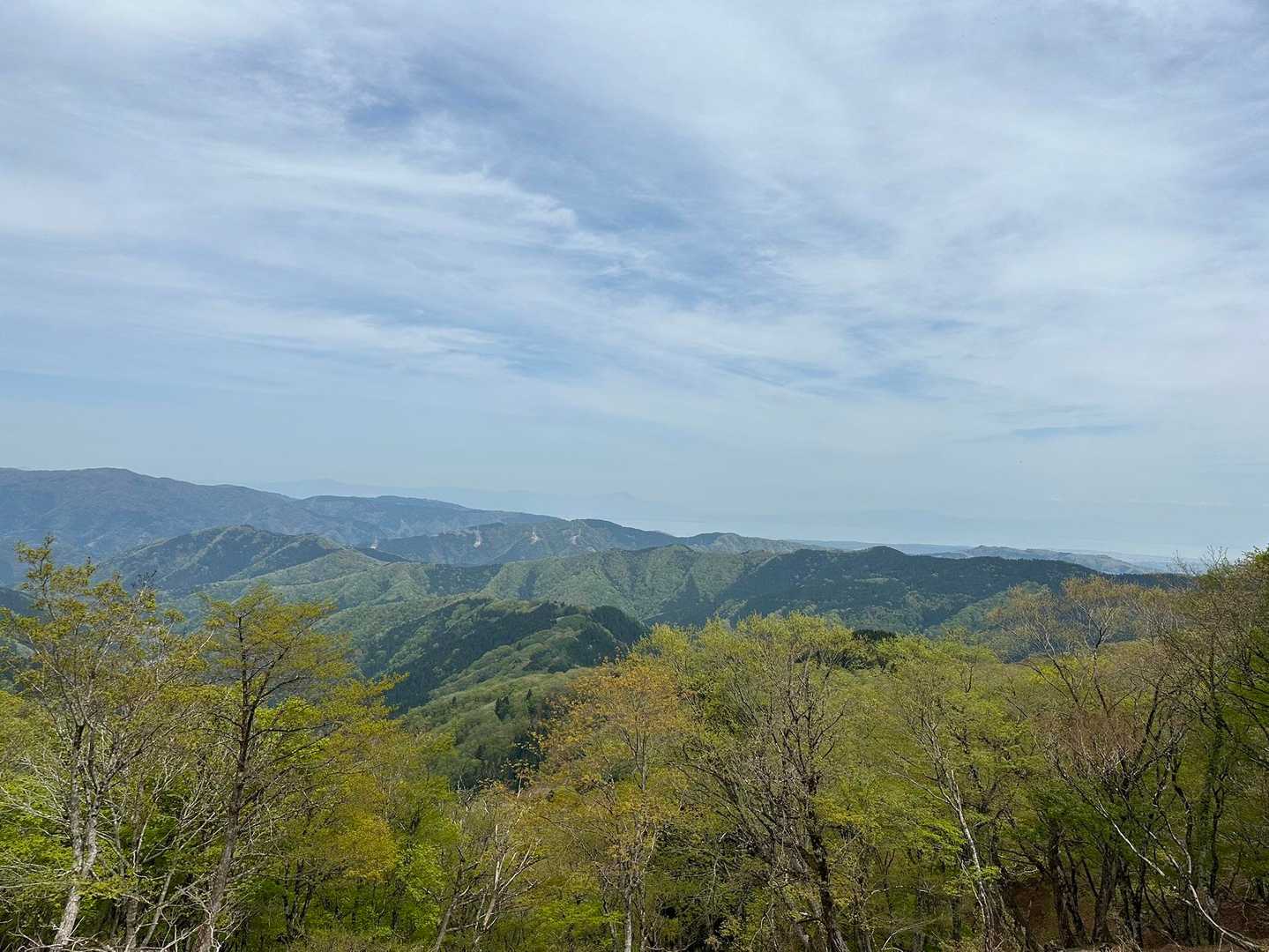 琵琶湖や伊吹山が見えるんだけど写真には