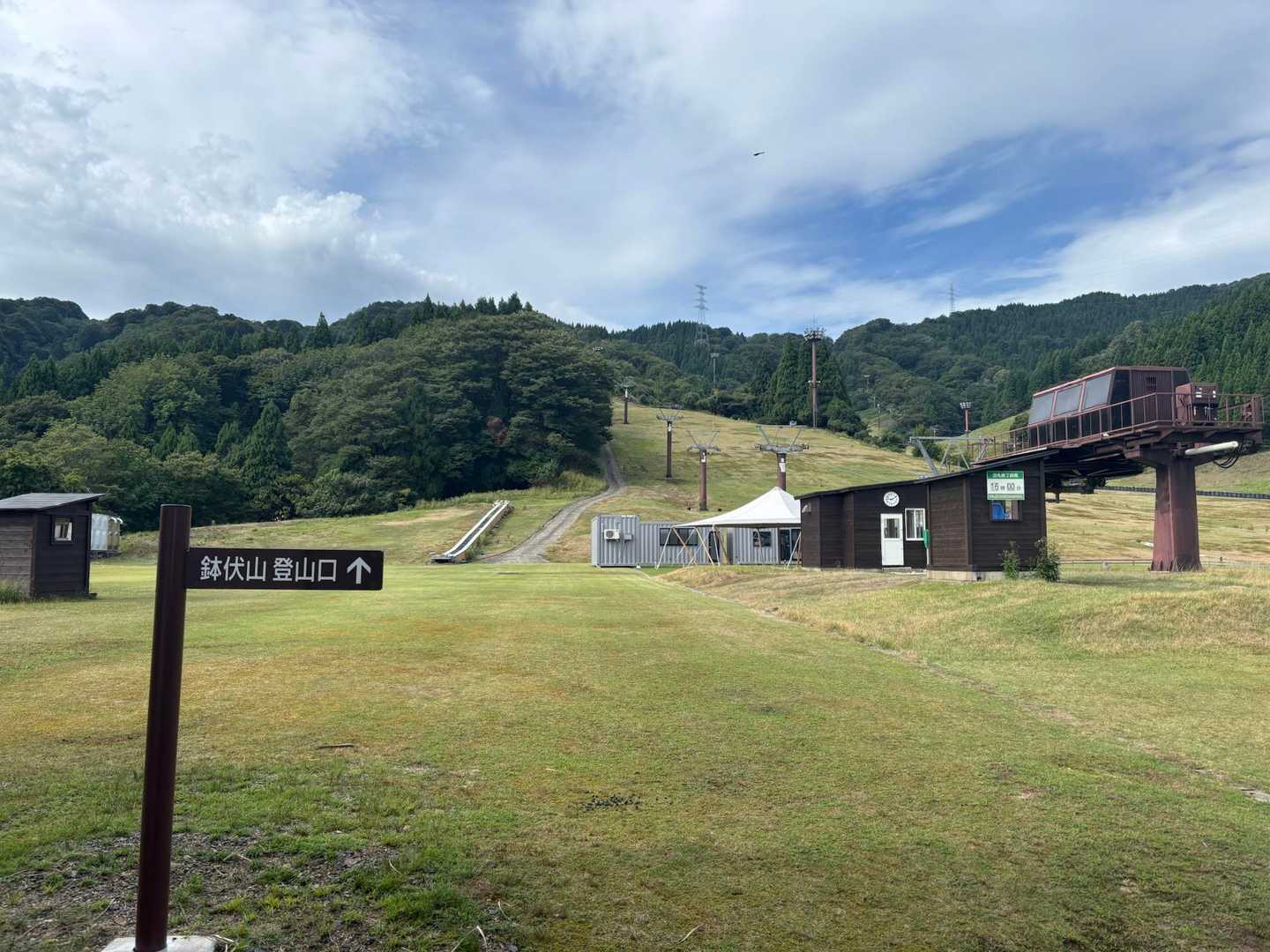 ここから登っていきます