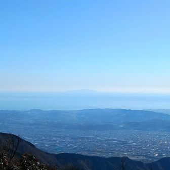 伊豆大島がしっかり見えます👀