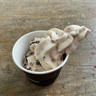資料館ではアイスがあります。

今回は4種類ありました。
栗🌰、抹茶、バニラ、クッキーバニラ
¥350

ここは、火水がお休みです
