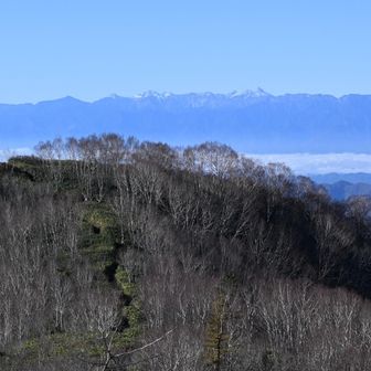 槍穂高は積雪少ない