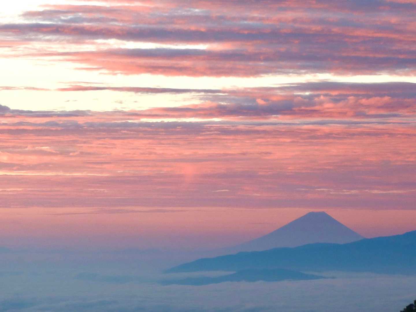 染まる空。