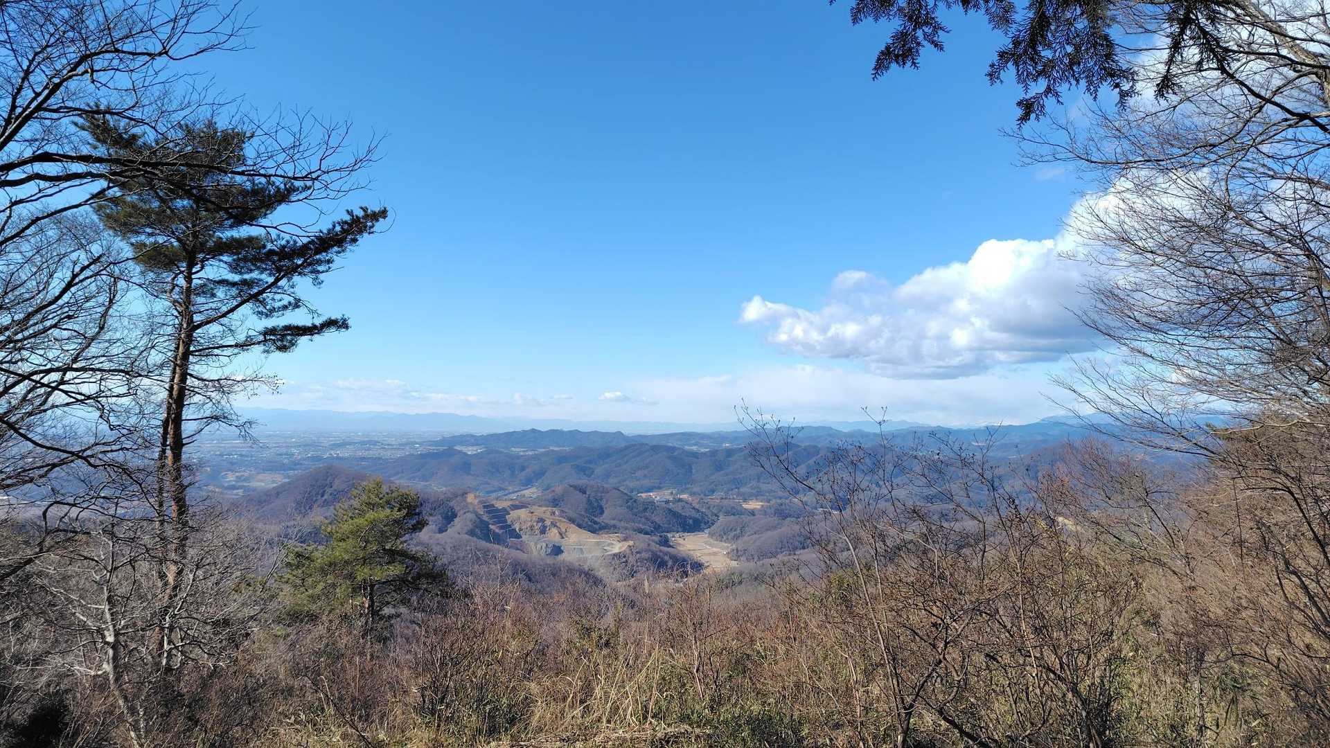 晃石神社-晃石山-青入山-桜峠-馬不入山 周回コースの写真