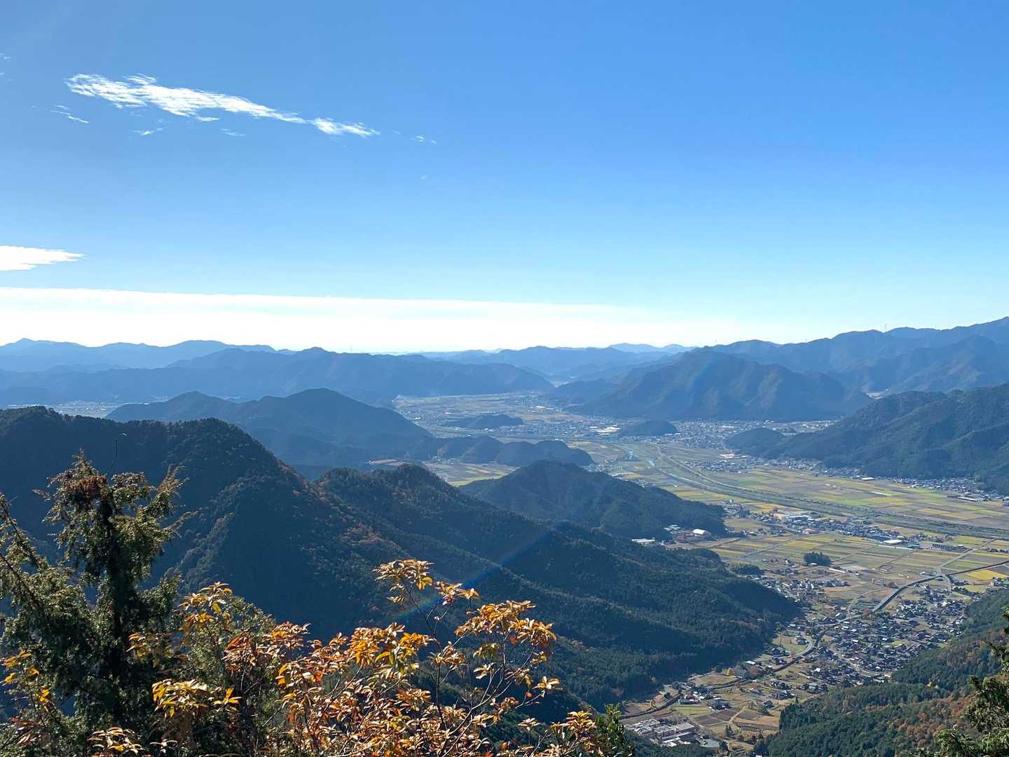 展望デッキからは今日を祝福するかのような素晴らしい景色🤩