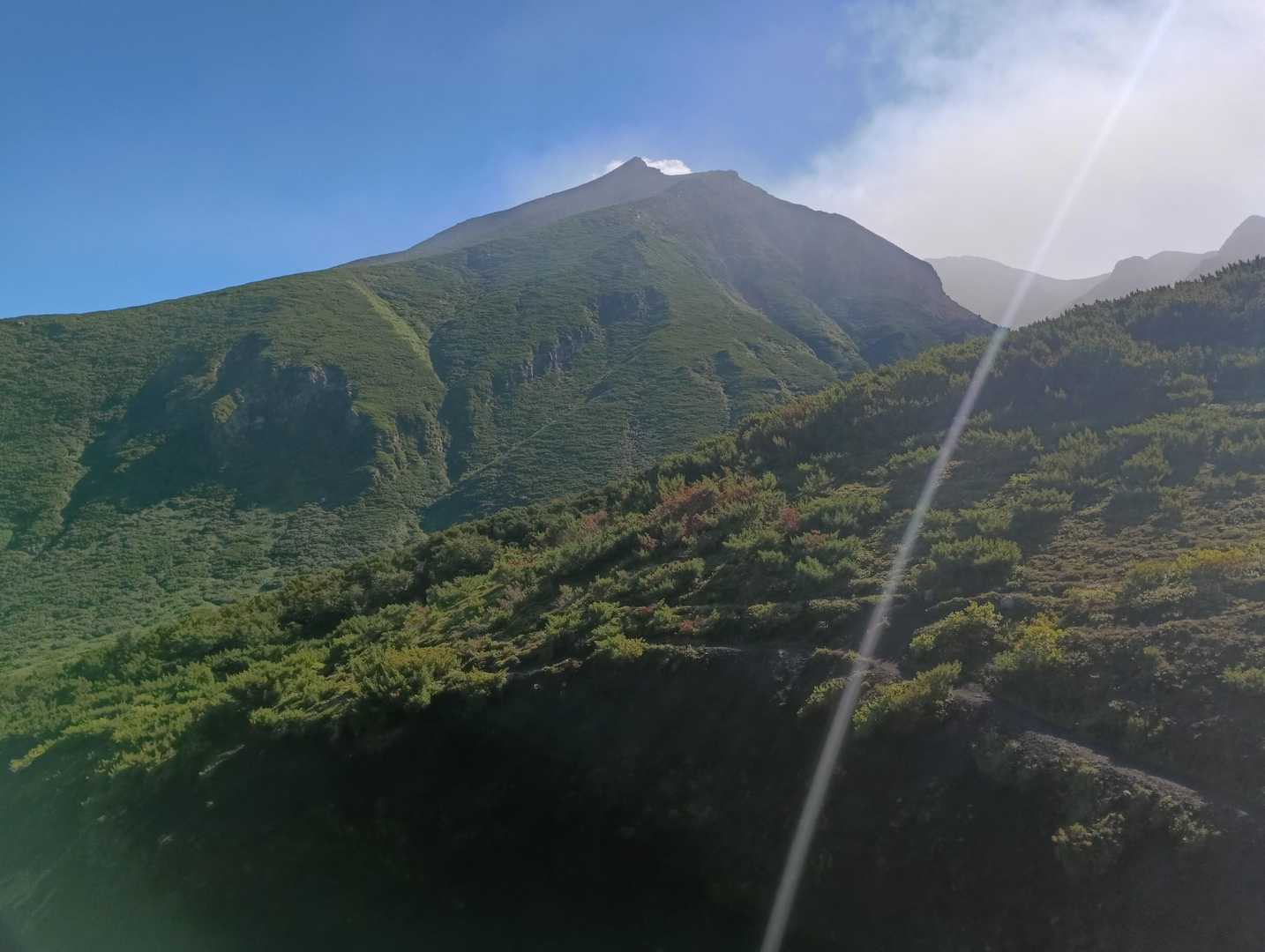 ガスが湧いてきた