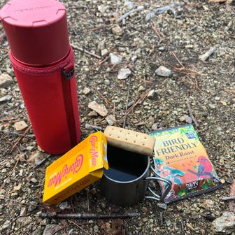 舟伏山でコーヒー淹れて休憩。
誰も居ないので肌着着替えました🤭