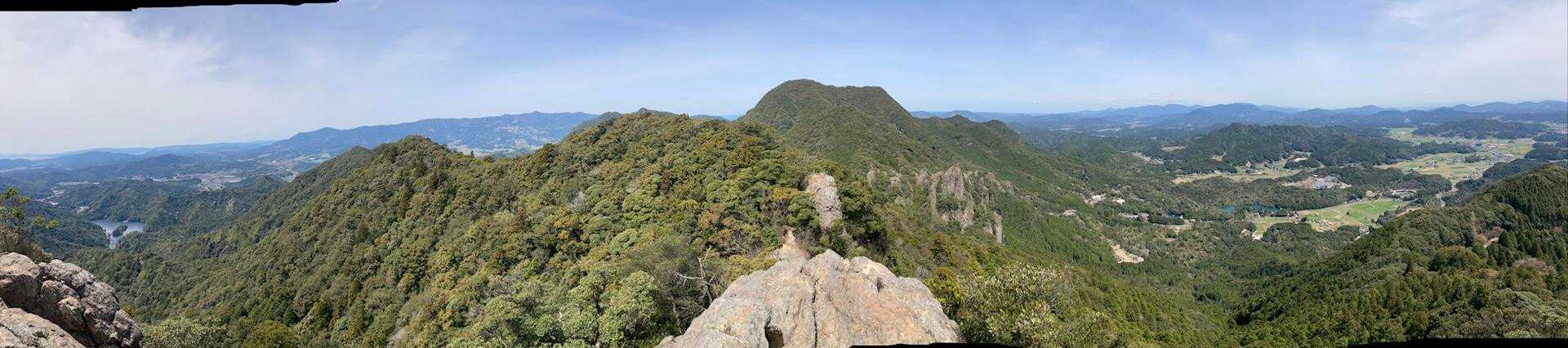 英山-本城岳-黒髪山-有田ダム登山口 周回コースの写真