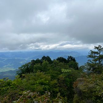 赤城山方面。