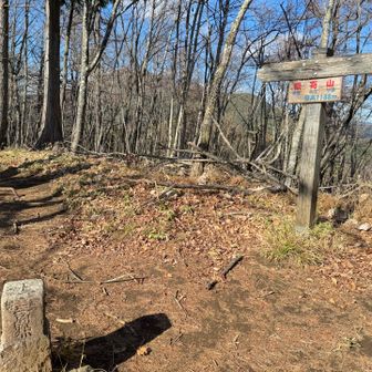 槇寄山（まきよせやま）1188.18m
　三等三角点「千軒平」、東京百名山、奥多摩百山など。
　少しずつ傾斜が増してきた。三頭山まで約400mを登るのは、決して楽ではない。