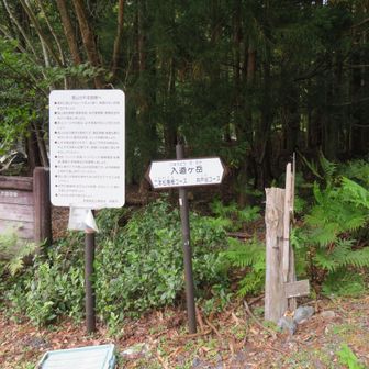 二本松尾根コース合流地点です。