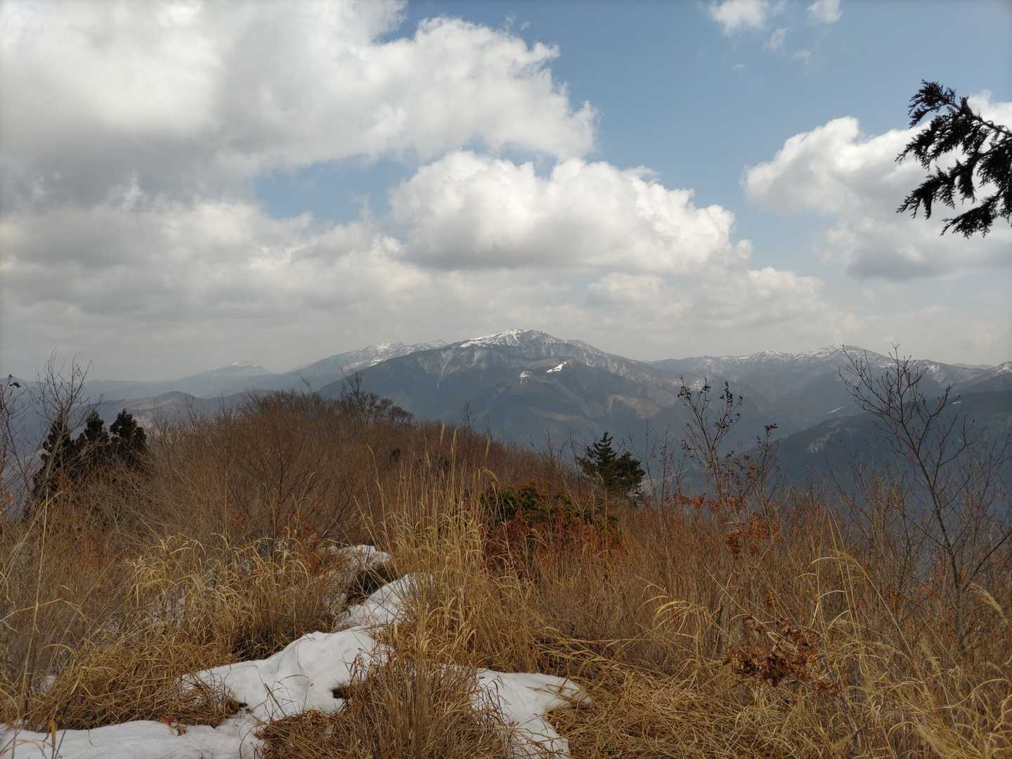 先日訪れた寒峰方面