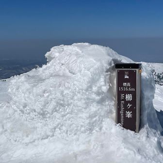 櫛ヶ峯てっぺん到着‼️
山頂の道標が新しくなってるぅ〜😃