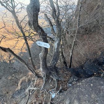 鷹戻し　右側は焼けて左側は問題無し