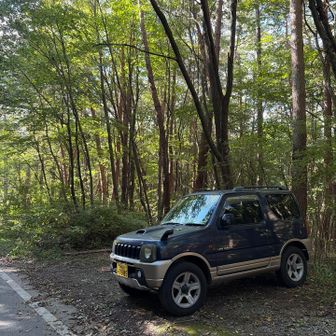 駐車場から少し登ったところからスタート▶️