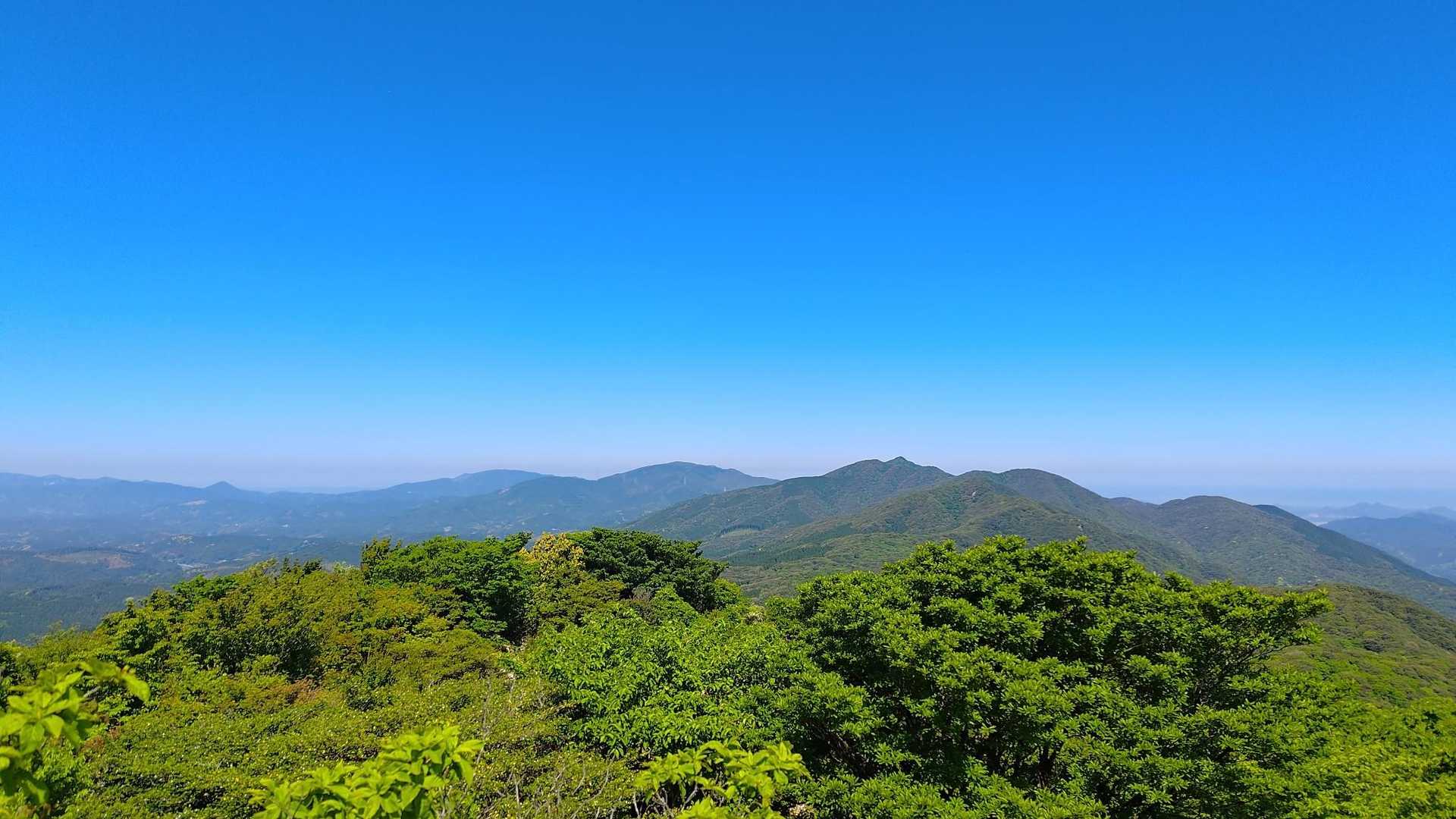 椎原峠登山口-椎原峠-唐人の舞-矢筈峠-脊振山 周回コースの写真