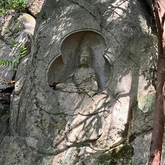 吹上観音
巨岩を彫って作られています
山口防府の右田ヶ岳にもこのような観音様がたくさんありました。右田ヶ岳は低山ですがキツかった
