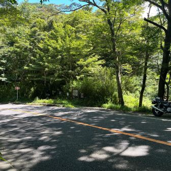 登山口　車を置くスペースもあるが
段差もあり。注意