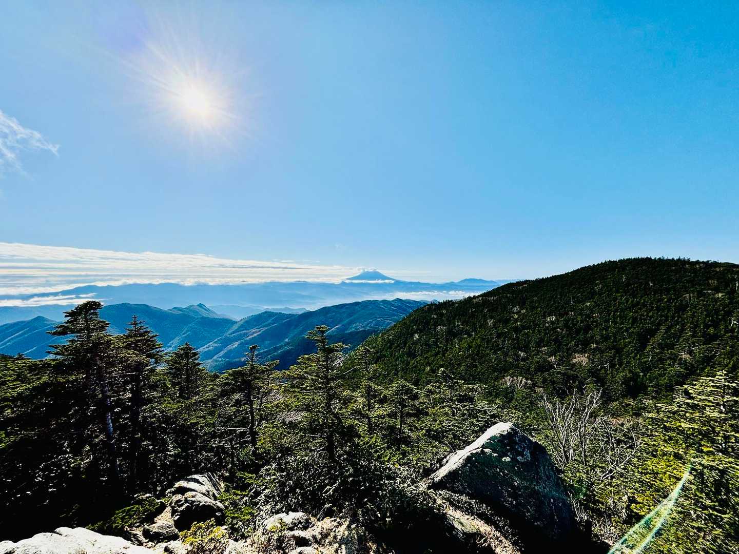 富士山眺め、癒されてます☺️