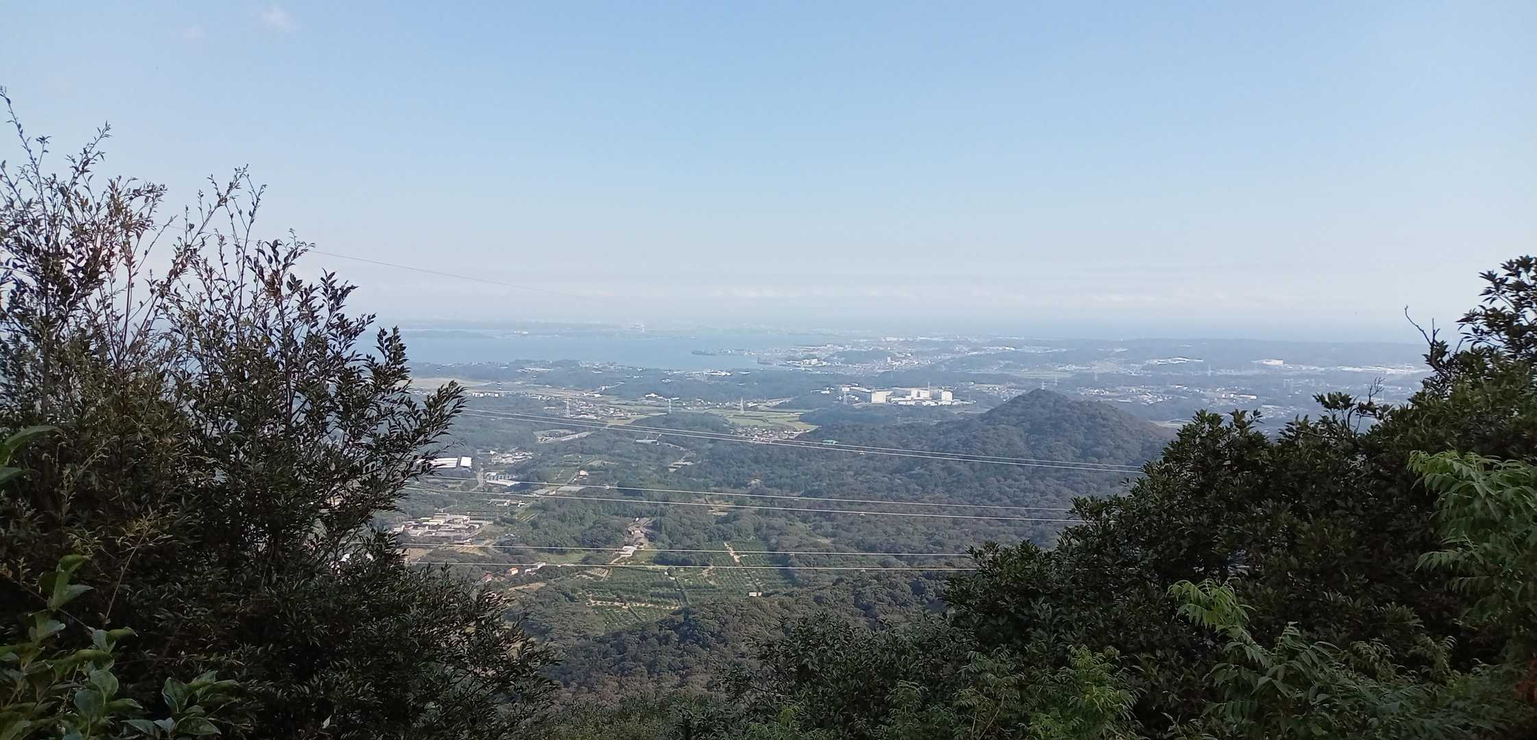 神石山から浜名湖方面の観望