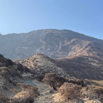 見えてる尾根が、バカ尾根ルート🙄