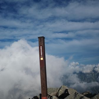 西穂高岳独標（2701m）