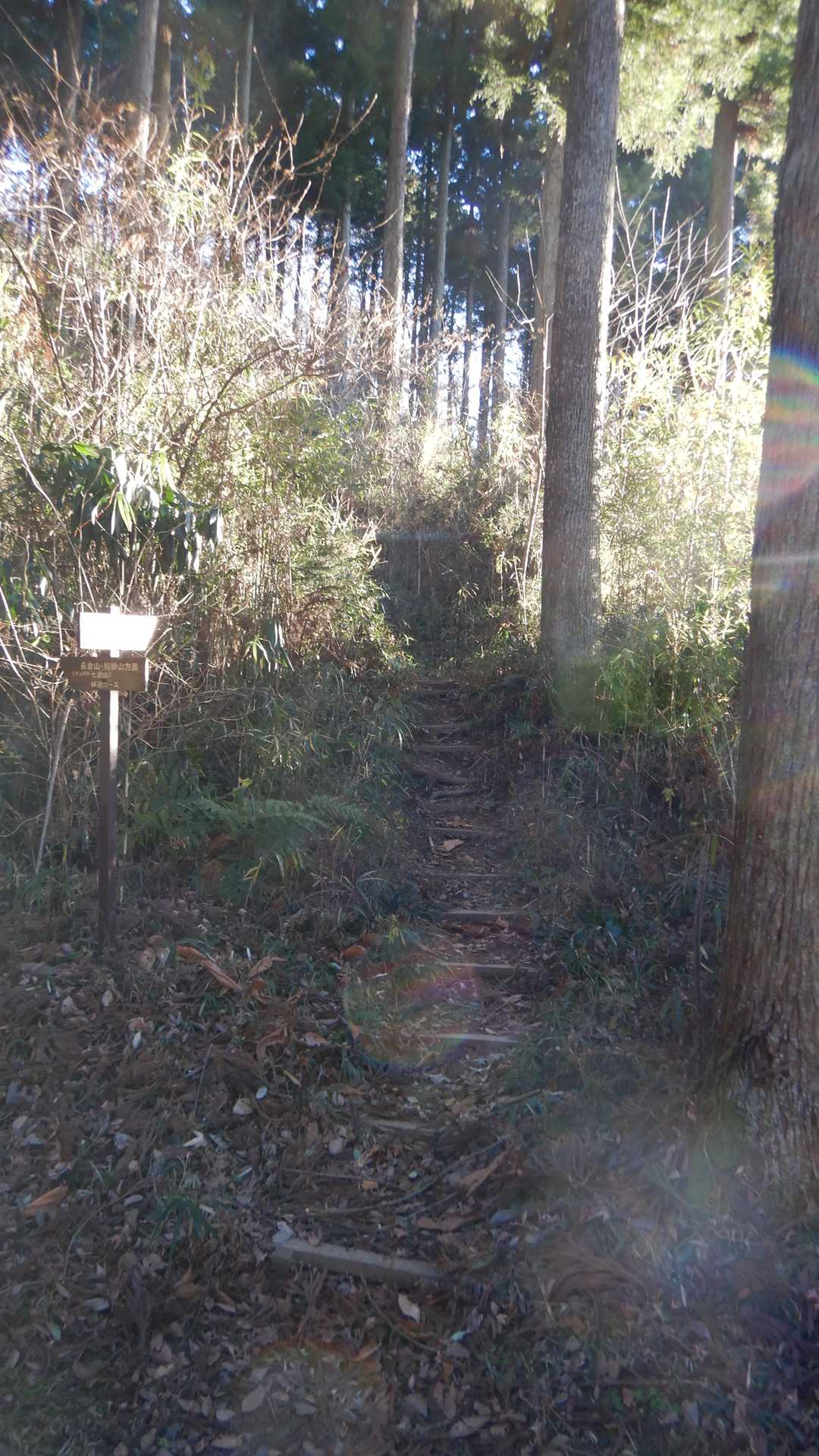 さて、長倉山登山口から出発します🚶‍♂️