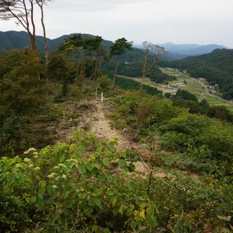 二郭から下の三郭を見る