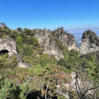 中之嶽神社上の展望台から