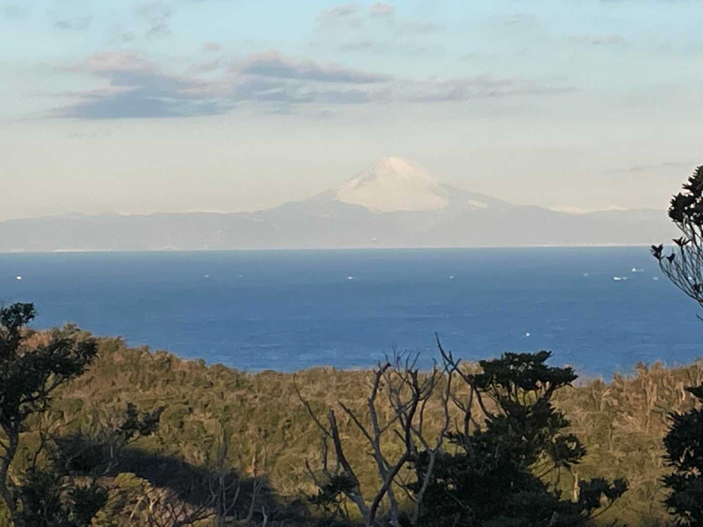山頂からの富士山