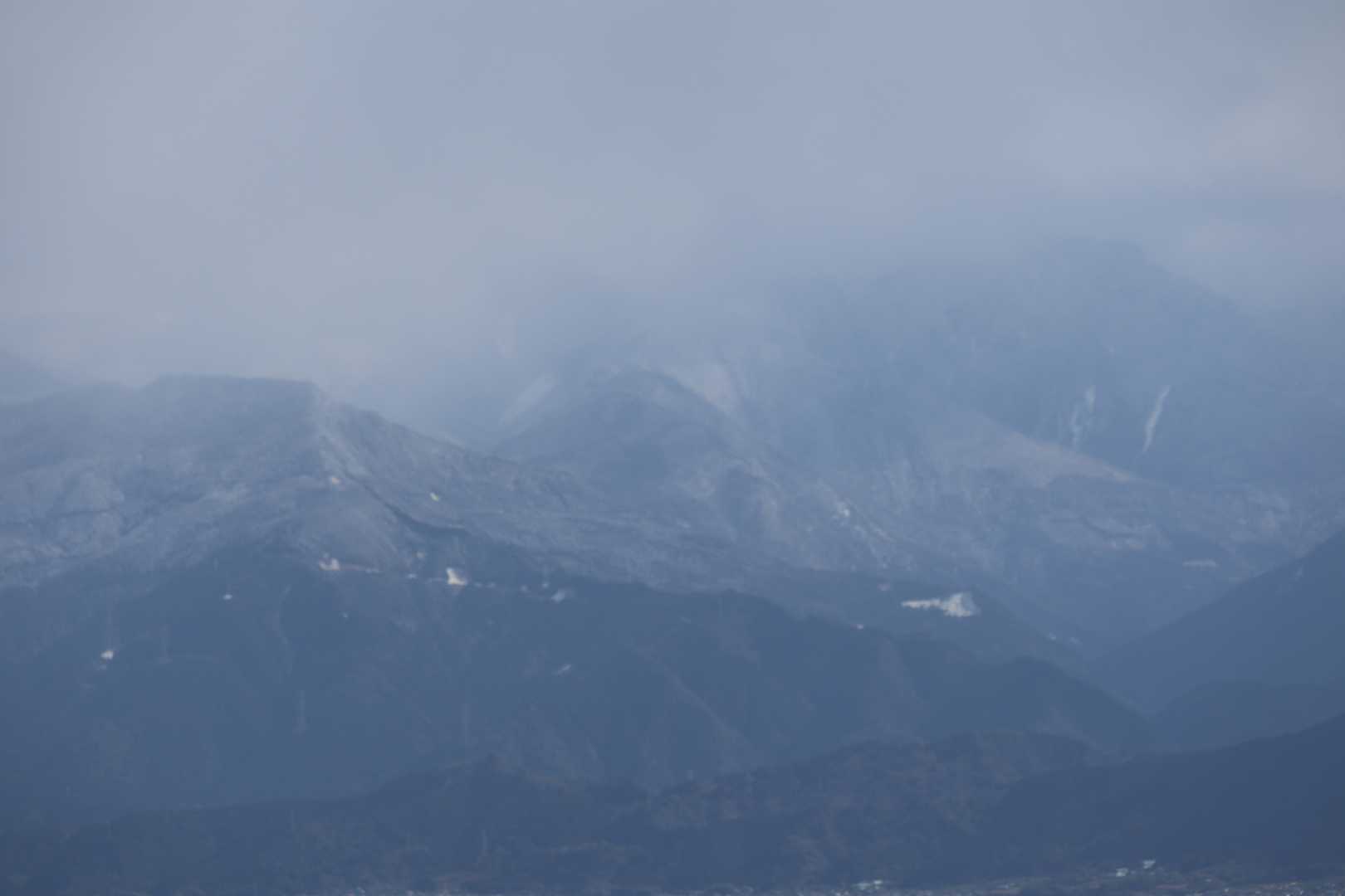 寒風山方面