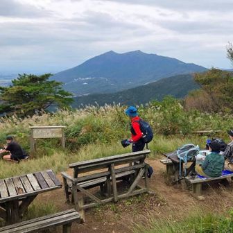 筑波山が良く見えますね。