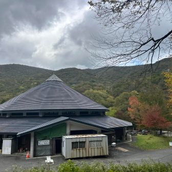 センターに戻りました。
結局　秋晴れ🟦🌞の空にはならず😓
