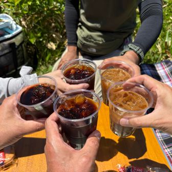 アイスコーヒーで乾杯🥳