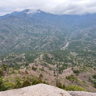 太鼓岩からの宮之浦岳