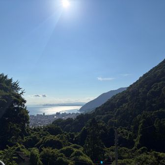 来た時よりも陽が高くなりました