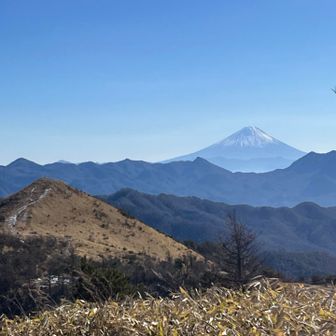 飯盛山、富士山