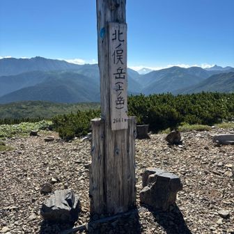 北ノ俣岳到着