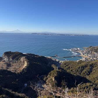 ロープウェイ山頂駅を出たところ（帰りの景色）