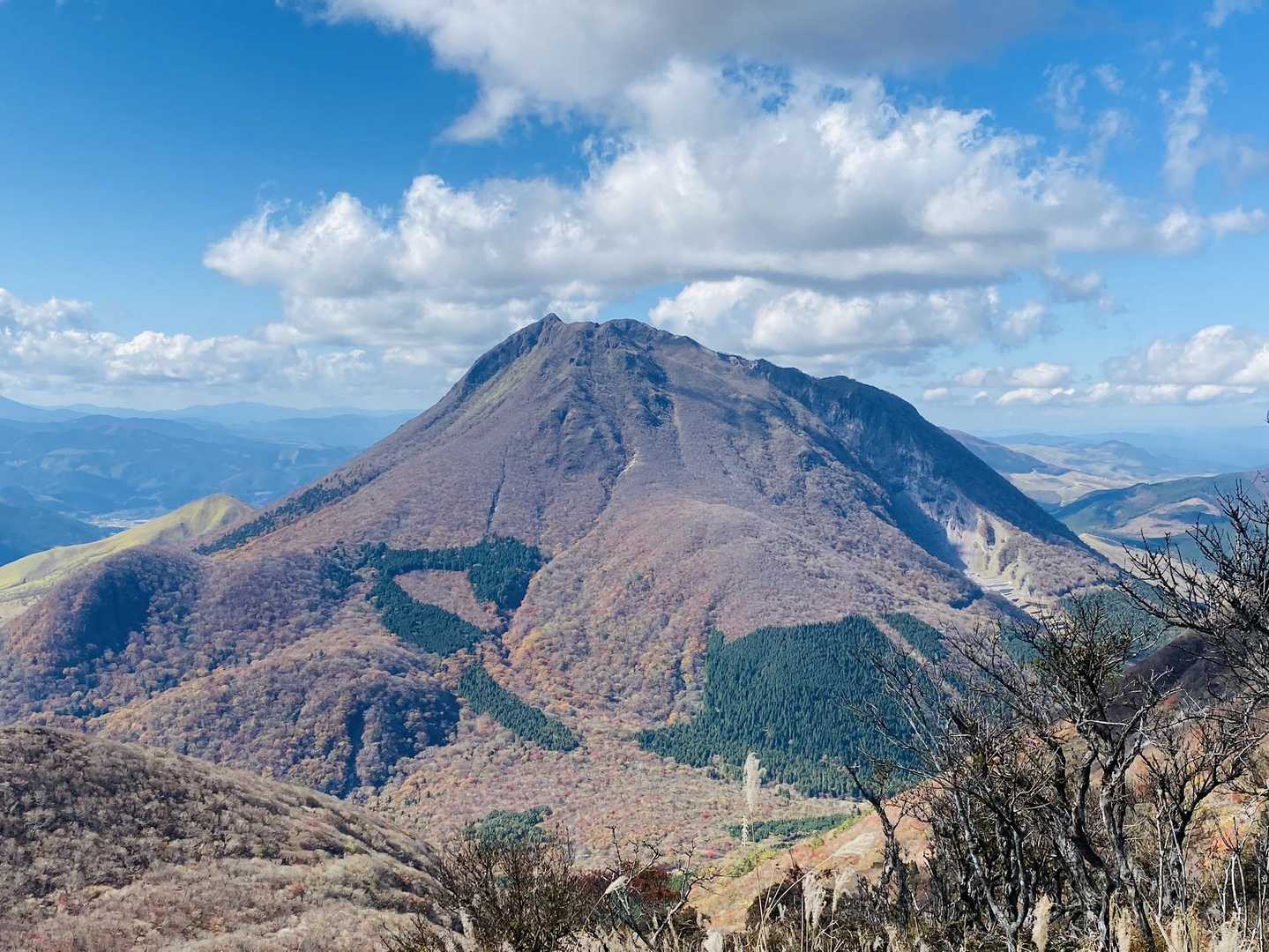ロープウェイ登山口-火男火売神社-鶴見岳-南平台 往復コースの写真
