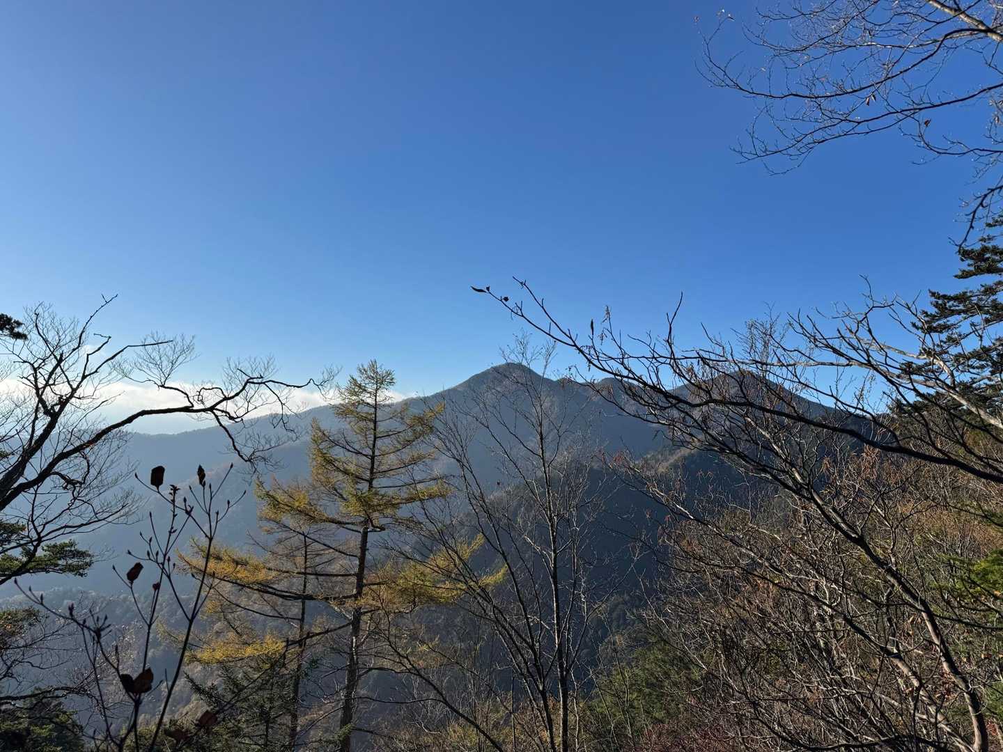 西沢渓谷入口バス停-ゲート-鶏冠山-木賊山 周回コースの写真