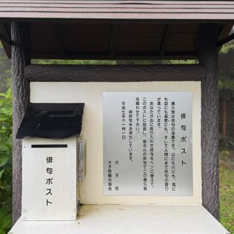 登山ポストだと思ったら
まさかの俳句ポストだった🤣

今日の山
最初の難所は
五七五
hachi🖌️