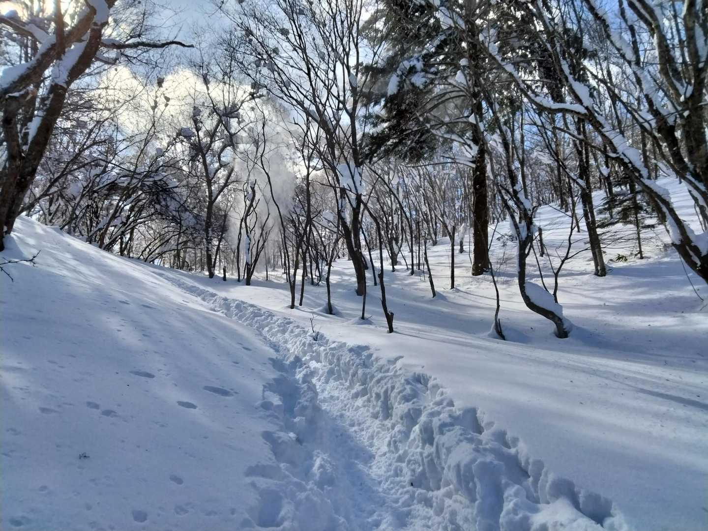 トレースばっちり🙇　トレース外れると余裕で股下辺りまで沈みます