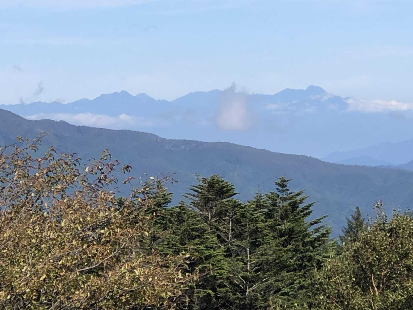 頸城三山と高妻山